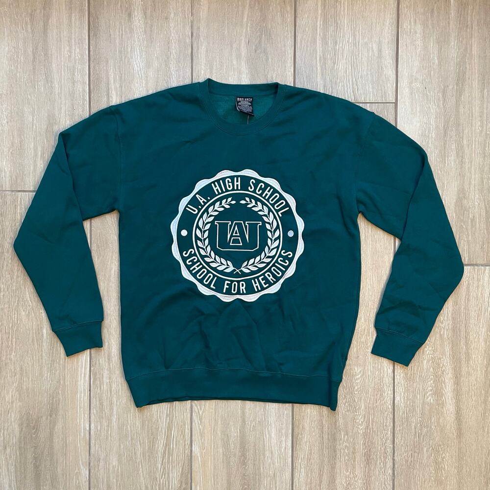 My Hero Academia Crewneck Sweatshirt Mens Medium Anime BoxLunch NWT